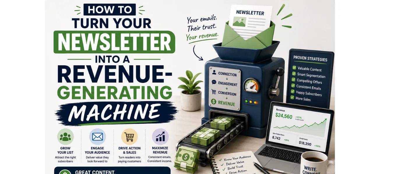 how to turn your newsletter into a revenue generating machine with sponsorships paid subscriptions and digital products